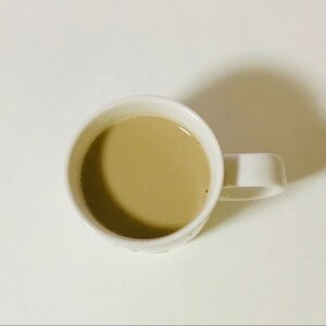 ホッと☆フルーティーな青汁きなこカフェオレ♪